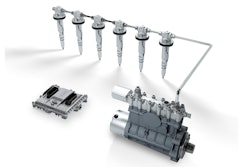 Modular common rail system for large diesel engines from Bosch.
