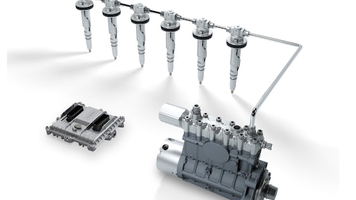 Modular common rail system for large diesel engines from Bosch.