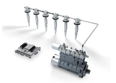 Modular common rail system for large diesel engines from Bosch.