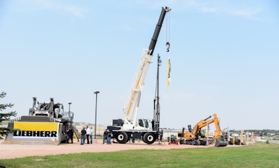 Display Of Liebherr Machines
