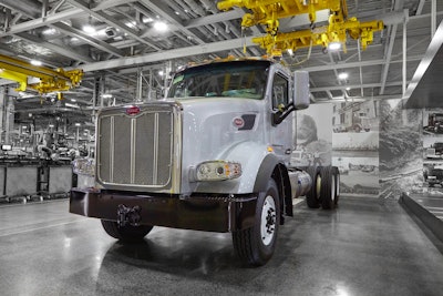 The Peterbilt truck will be used to haul heavy loads in Northern Alaska.