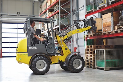 Noise and emissions levels are minimized due to the electrification of the WL20e's drive system.