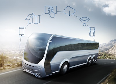 Bosch turns the passenger cabin into an entertainment center.