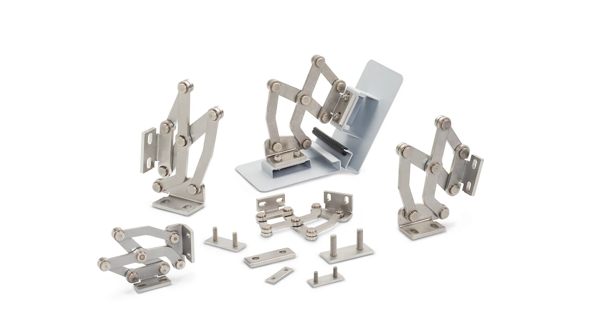 JW Winco GN 7237 Stainless Steel Multiple-Joint Hinges From: JW Winco ...