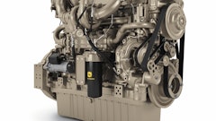 The 13.6L engine features several integrated components to provide a more compact, lighter weight engine.