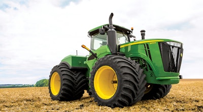 Titan Goodyear LSW1400s on a John Deere tractor.