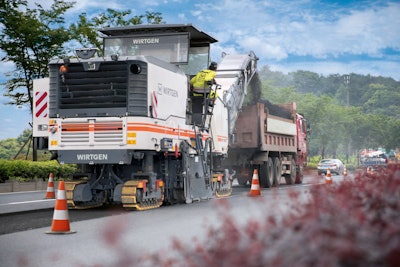 Wirtgen has rounded out its new series of large milling machines – which includes the W 215, the most powerful of the series – for the Asian market with the trade show premieres of the W 195 (pictured) and W 205.
