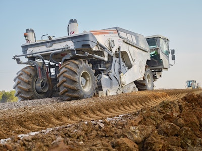 The Wirtgen WR 250.