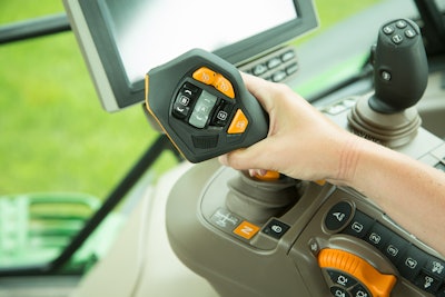CommandPro is a customizable, ergonomic joystick that can control tractor speed, acceleration and implement functions.