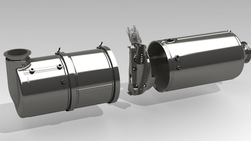 Inline tunnel mixer system