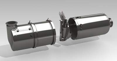 Inline tunnel mixer system