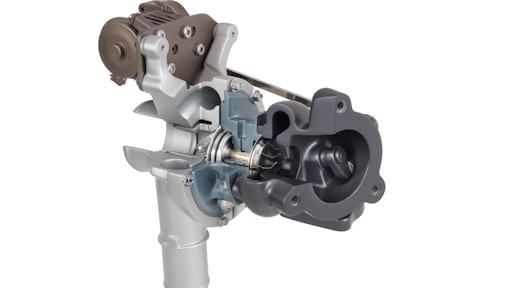 GT17 double-axle variable nozzle turbine variable geometry turbo
