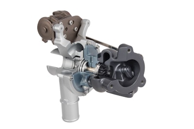 GT17 double-axle variable nozzle turbine variable geometry turbo