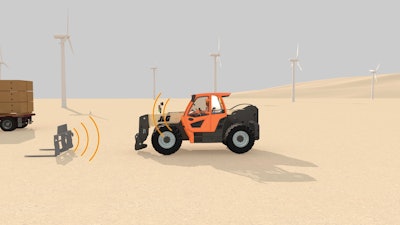 The JLG SmartLoad system features automatic attachment recognition, load stability indication and a load management indicator system.