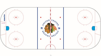 Komatsu Blackhawks Sponsorship Ice Rink