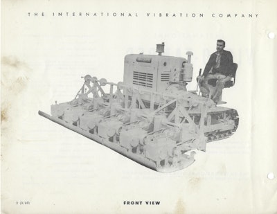 An International Vibro-Tamper VT6-4 plate compactor.