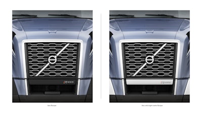 New VNL 760 and VNL 860 tractors specified with the Xceed fuel efficiency package will receive dedicated Xceed badging applied to the bumper.