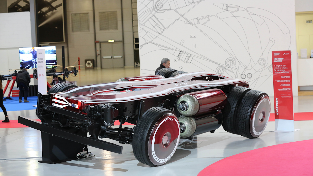 FPT Demonstrates Hydrogen Fuel Cell Powertrain Concept at Tech Day 2018