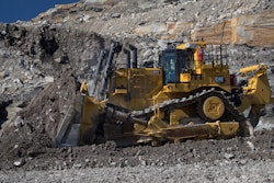 New Cat D11 Pushing Overburden