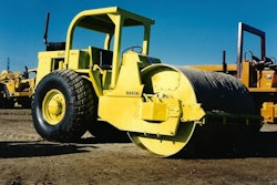 This 1968 Raygo 400 is part of its Rascal line, one of the most successful early series of self-propelled vibratory compactors.