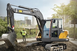 Volvo @ Bauma China Ec75 D Launches In China