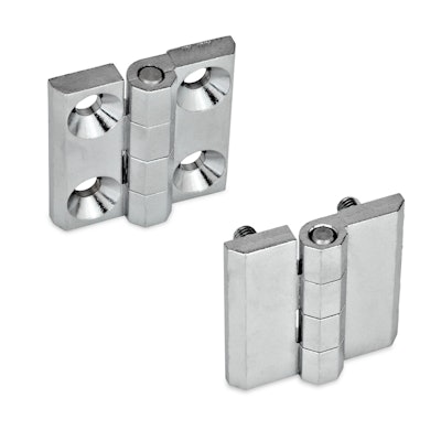 Jw Winco Chrome Platted Hinges Gn 237 121818