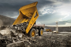 Volvo CE's R100E rigid hauler.