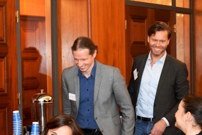 Tobias Schmid-Schirling and Mikael Sjödahl, representatives from the winning teams.