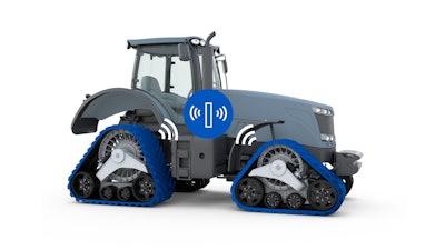 Camso's Smart Track technology features a sensor integrated into the track which sends a signal if too high a temperature level is reached.