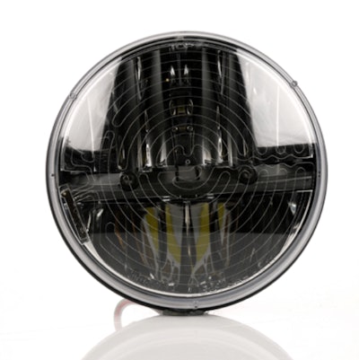 7-in. round LED with heated lens