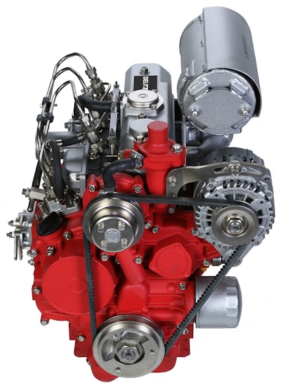 The new D1.2 (shown) and D1.7 engines from DEUTZ are are simple, cost-effective, mechanical engines that meet the latest emissions regulations in both North America and in the EU.