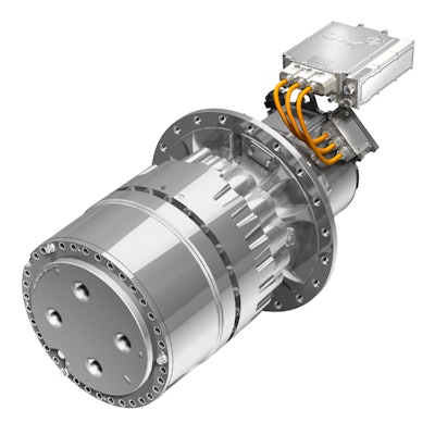 The Spicer Electrified with TM4 e-Hub Drive is a fully integrated electro-mechanical system combining Dana’s heavy-duty Spicer axle expertise, Brevini planetary drive designs, TM4 electric motor technology and advanced control expertise into a single package.