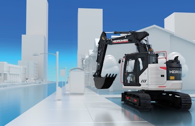 HMK 145 LC SR hydraulic excavator from the company's H4 Series.