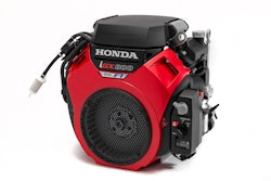 Honda V Twin I Gx800 Red Left View