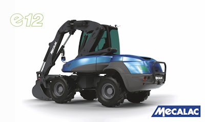 Dana worked with Mecalac to create the drivetrain for the e12 electric excavator.