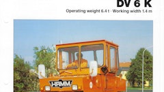 A Hamm DV 6 K combination in its natural environment.