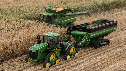 Machine Sync greatly simplifies harvest by automating the combine unloading process, allowing the operator to focus on harvesting the crop or other machine functions.