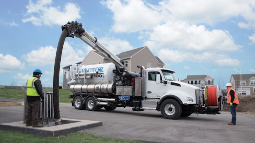 The Vactor 2100i combination sewer cleaner combines intuitive simplicity and operational ease.