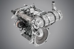 Hatz H-series four-cylinder engine 4H50TICD with EU Stage V certificate and a power output of up to 55 kW.