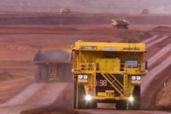 Komatsu 930E, using Komatsu's FrontRunner AHS on the LTE network.