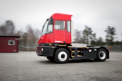 A Kalmar T2 terminal tractor.