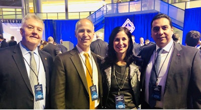 From left to right: Jerry Hoganson, Chief Engineer; Richard Demirjian, President and CEO; Kara Demirjian-Huss, CMO; Daniel Pichardo, Direct Procurement Executive.