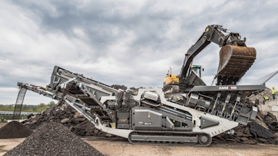 RSS 120-M Shredder, Iron Separator and Screen