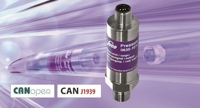 0630 series transmitter which supports the CANopen protocol.
