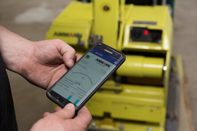 The Ammann service app.
