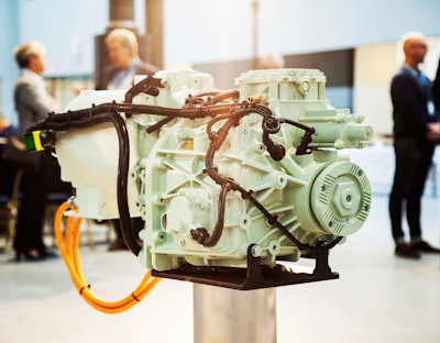 A Volvo Penta electric driveline.