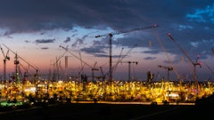 Bauma16 Panorama Photo Blue Hour