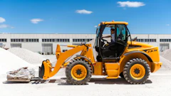 Lochmann cabin on a wheel loader