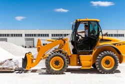 Lochmann cabin on a wheel loader