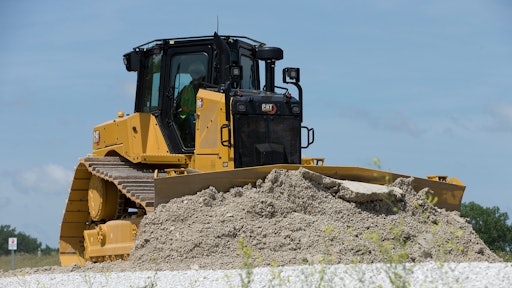 The new Cat D6 XE dozer.